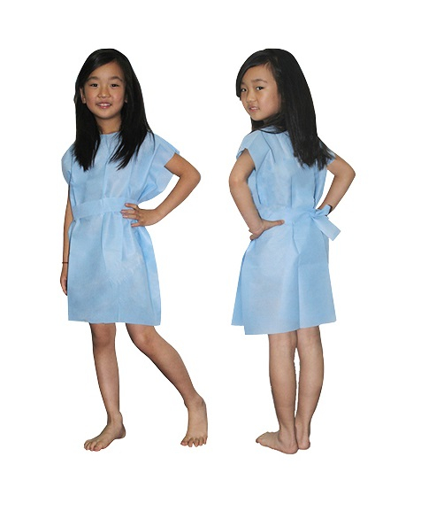 Bata de paciente aprobada por CE e ISO para niños (MT59572001)