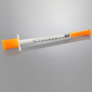 Jeringas de insulina desechables aprobadas por CE/ISO de 0,5 ml con aguja fija (MT58005015)