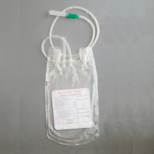 CPDA-1 aprobada por CE/ISO, bolsa de sangre extruida por soplado de una sola bolsa de 450 ml (MT58071010)