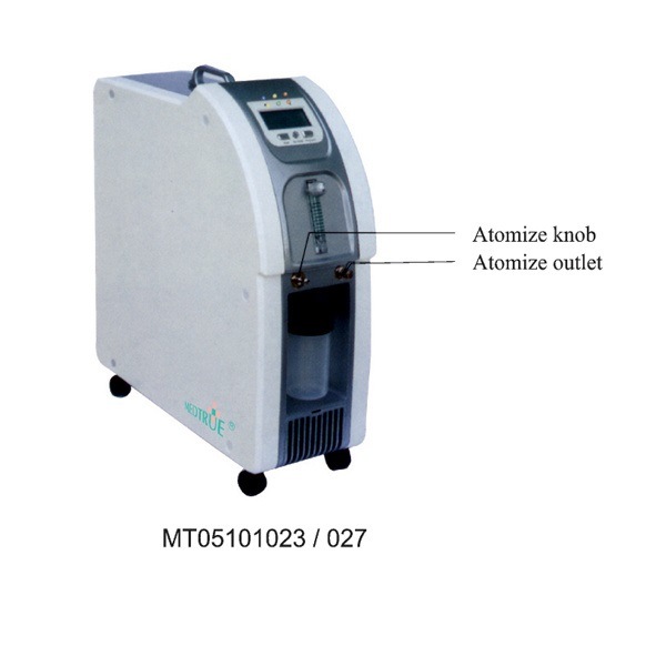 Función de temporización del hospital Concentrador de oxígeno 5L con control remoto (MT05101027)