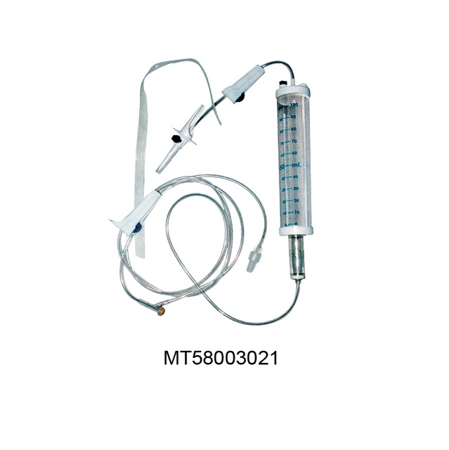 Equipo de infusión desechable aprobado por CE/ISO con bureta (MT58003021)