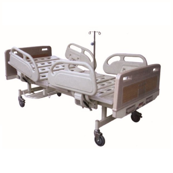 Lujosa cama de hospital con palancas giratorias dobles (MT05083408)