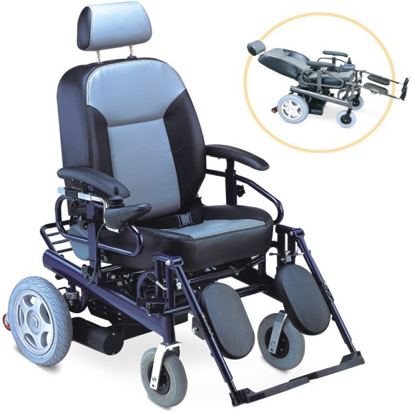 Silla de ruedas automática eléctrica médica de alta calidad aprobada por CE/ISO (MT05031005)
