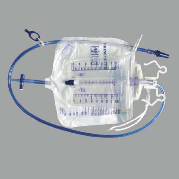 Medidor de orina desechable médico de 2600ml+400ml con filtro de entrada de aire (MT58043505)