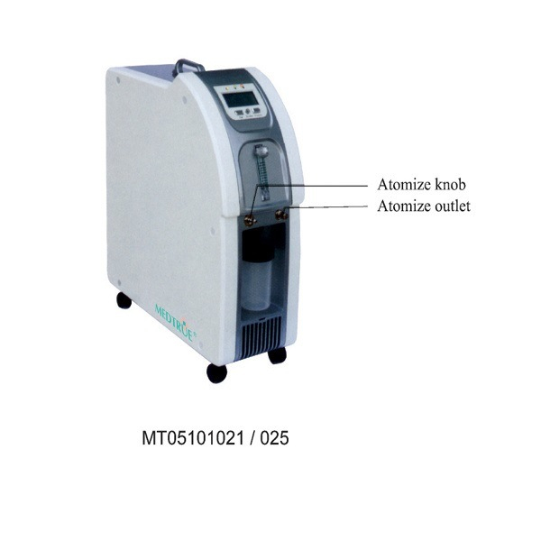 Institución médica Mobile Electric 5L concentrador de oxígeno (MT05101025)