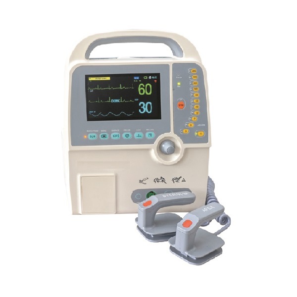 Desfibrilador cardíaco bifásico portátil de venta caliente aprobado por CE/ISO (MT02001632)