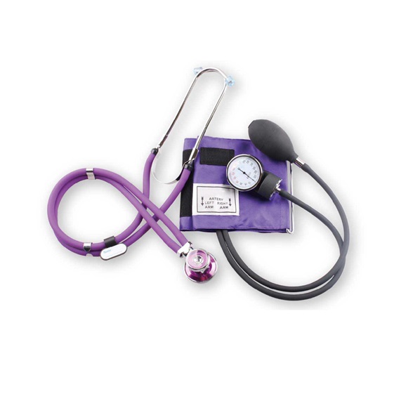 Esfigmomanómetro aneroide médico aprobado por Ce/ISO con estetoscopio Rappaport (MT01029065)