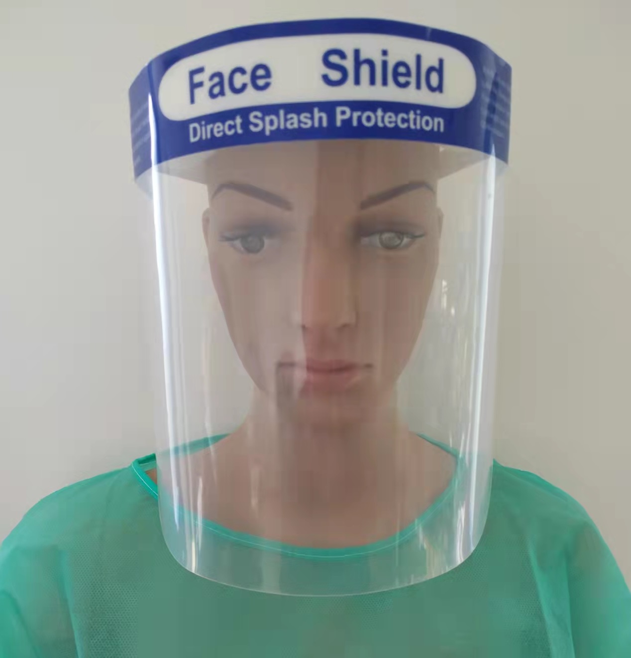 Protector facial de protección contra salpicaduras directa sin látex antiestático (MT59503301)