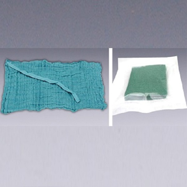 Lapsponge médico aprobado por Ce/ISO, estéril, verde (MT59091121)