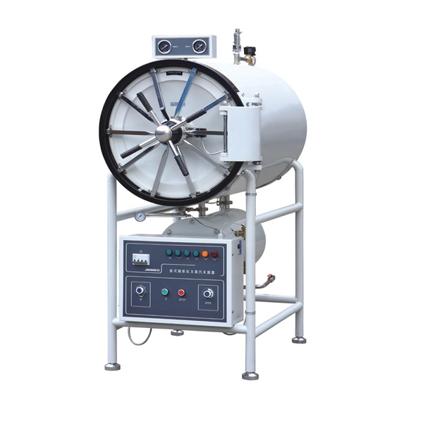 Esterilizador de vapor a presión cilíndrico horizontal aprobado por CE/ISO (MT05004201)
