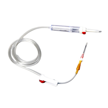 Conjunto de transfusión de sangre desechables médicos de venta caliente