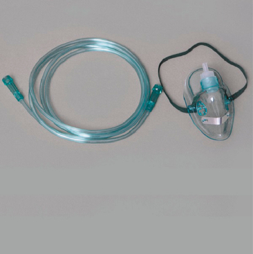 Máscara de oxígeno estándar para adultos aprobada por CE/ISO con tubería (MT58027001)